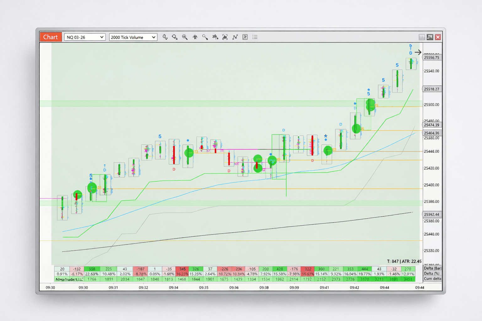 Precision Order Flow Visualization indicator
